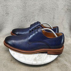 Ritizen Shoes Mens Size 9.5 Blue Leather Lace Up Oxford *NWOT*
